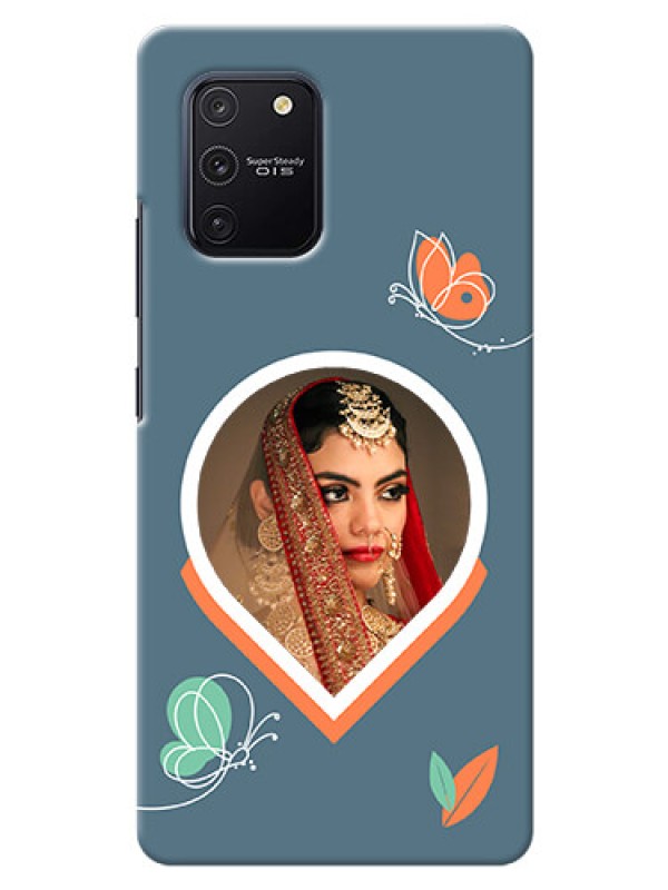 Custom Galaxy S10 Lite Custom Mobile Case with Droplet Butterflies Design