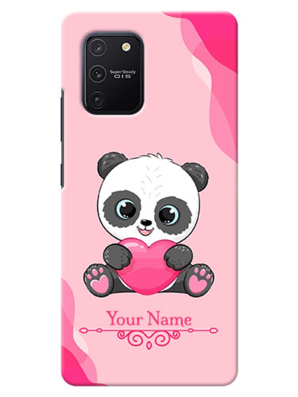 Custom Galaxy S10 Lite Mobile Back Covers: Cute Panda Design