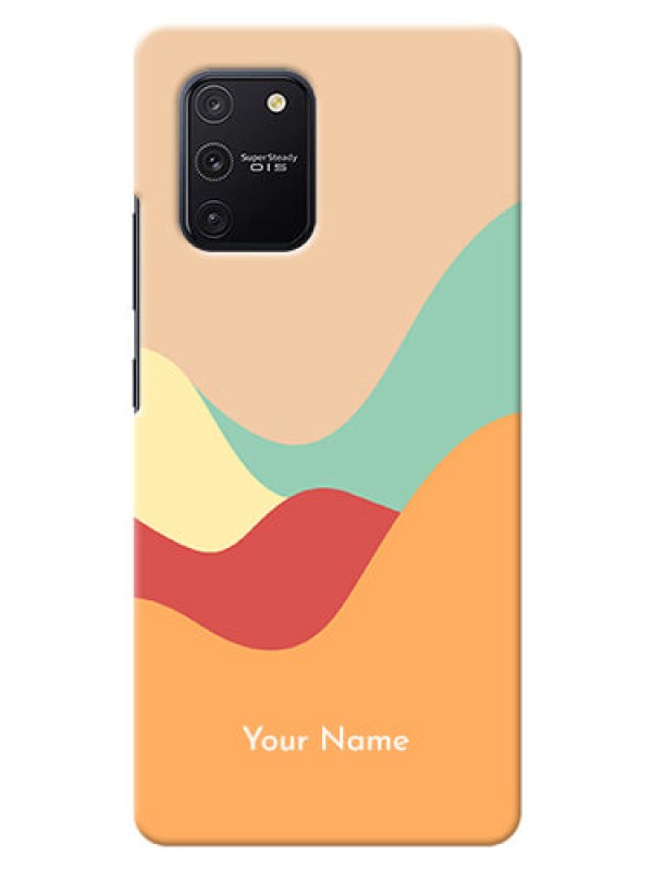 Custom Galaxy S10 Lite Custom Mobile Case with Ocean Waves Multi-colour Design