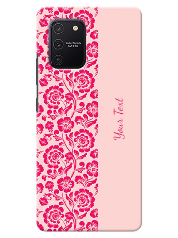 Custom Galaxy S10 Lite Phone Back Covers: Attractive Floral Pattern Design