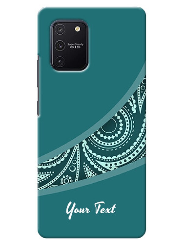 Custom Galaxy S10 Lite Custom Phone Covers: semi visible floral Design