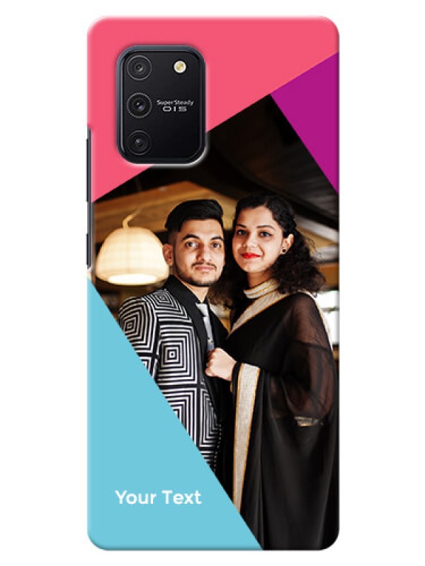 Custom Galaxy S10 Lite Custom Phone Cases: Stacked Triple colour Design