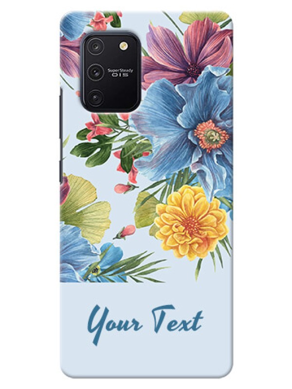 Custom Galaxy S10 Lite Custom Phone Cases: Stunning Watercolored Flowers Painting Design