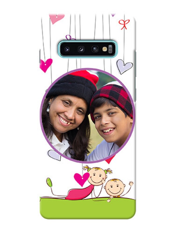Custom Samsung Galaxy S10 Plus Mobile Cases: Cute Kids Phone Case Design