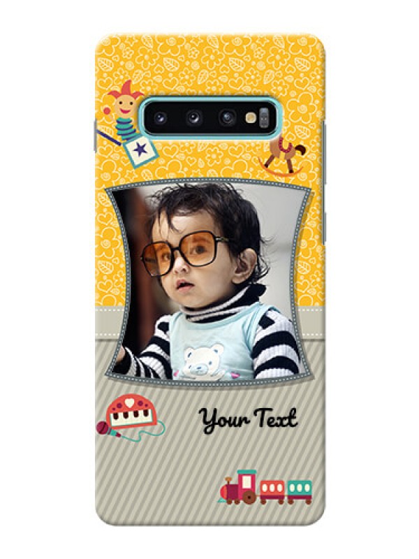 Custom Samsung Galaxy S10 Plus Mobile Cases Online: Baby Picture Upload Design
