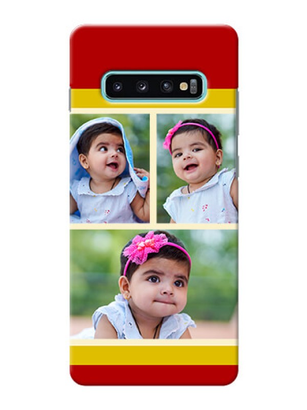 Custom Samsung Galaxy S10 Plus mobile phone cases: Multiple Pic Upload Design