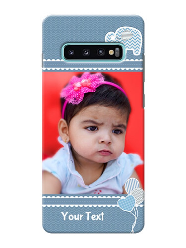 Custom Samsung Galaxy S10 Plus Custom Phone Covers with Kids Pattern Design