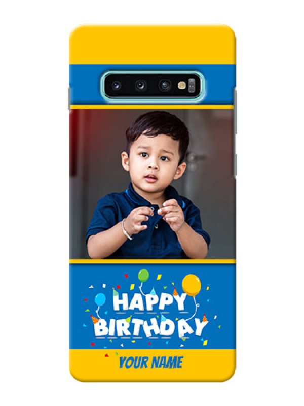 Custom Samsung Galaxy S10 Plus Mobile Back Covers Online: Birthday Wishes Design