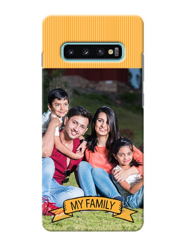 Custom Samsung Galaxy S10 Plus Personalized Mobile Cases: My Family Design