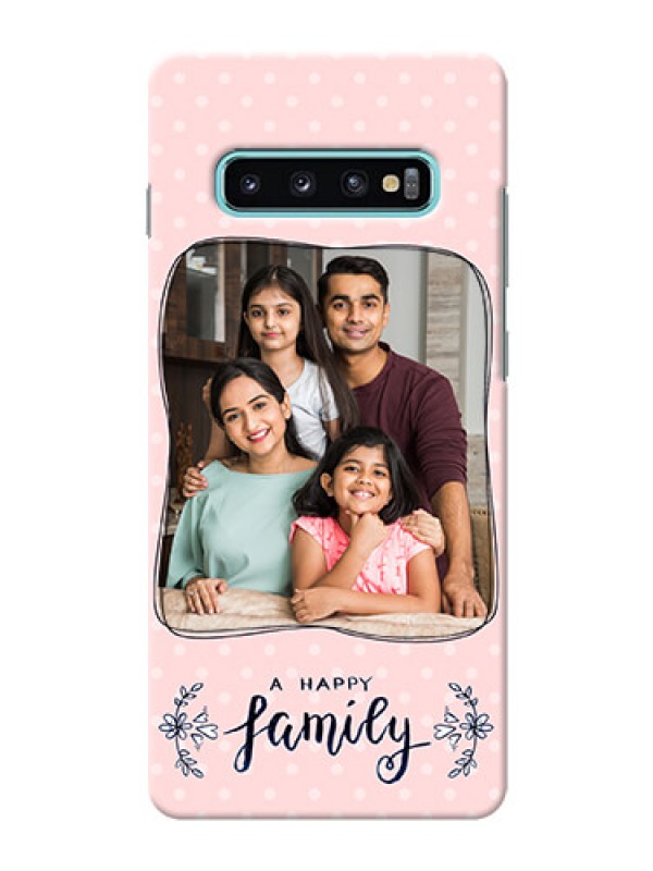 Custom Samsung Galaxy S10 Plus Personalized Phone Cases: Family with Dots Design