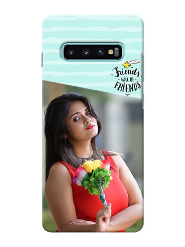 Custom Samsung Galaxy S10 Plus Mobile Back Covers: Friends Picture Icon Design