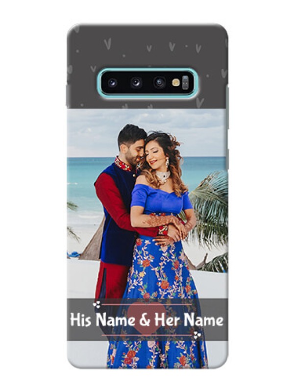 Custom Samsung Galaxy S10 Plus Mobile Covers: Buy Love Design with Photo Online
