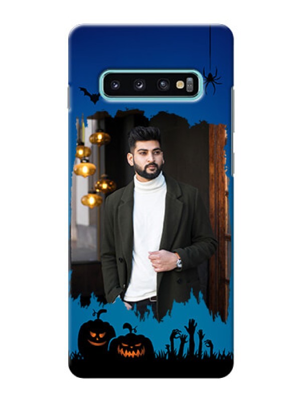 Custom Samsung Galaxy S10 Plus mobile cases online with pro Halloween design 