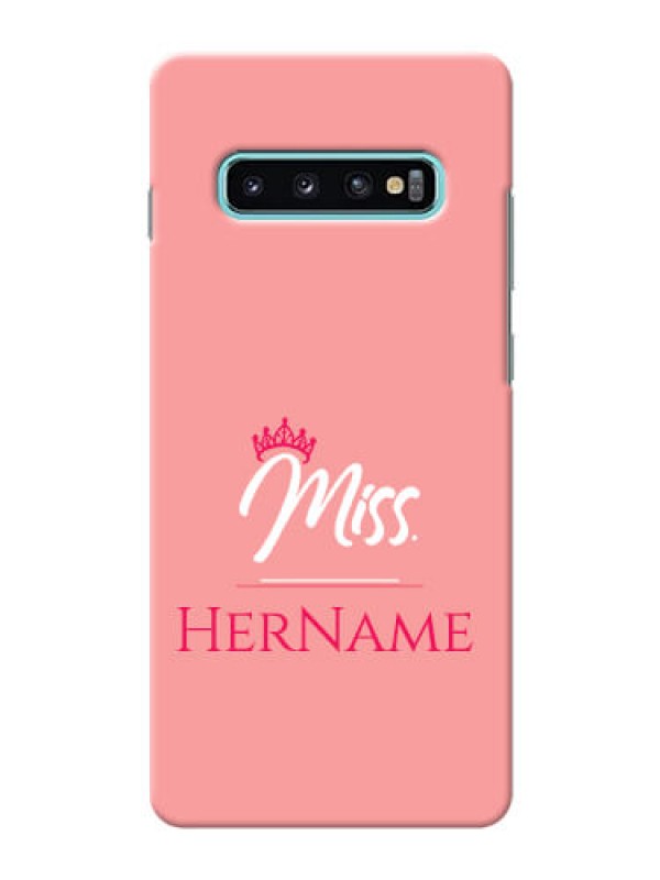Custom Galaxy S10 Plus Custom Phone Case Mrs with Name