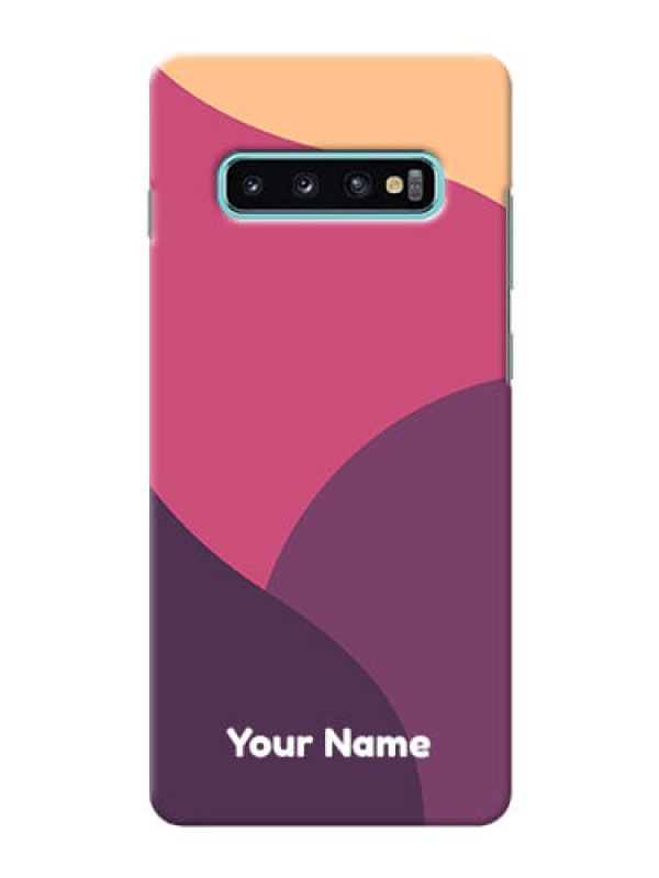 Custom Galaxy S10 Plus Custom Phone Covers: Mixed Multi-colour abstract art Design