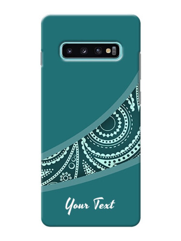 Custom Galaxy S10 Plus Custom Phone Covers: semi visible floral Design