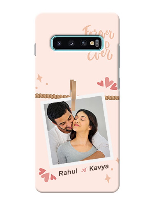 Custom Galaxy S10 Plus Phone Back Covers: Forever and ever love Design