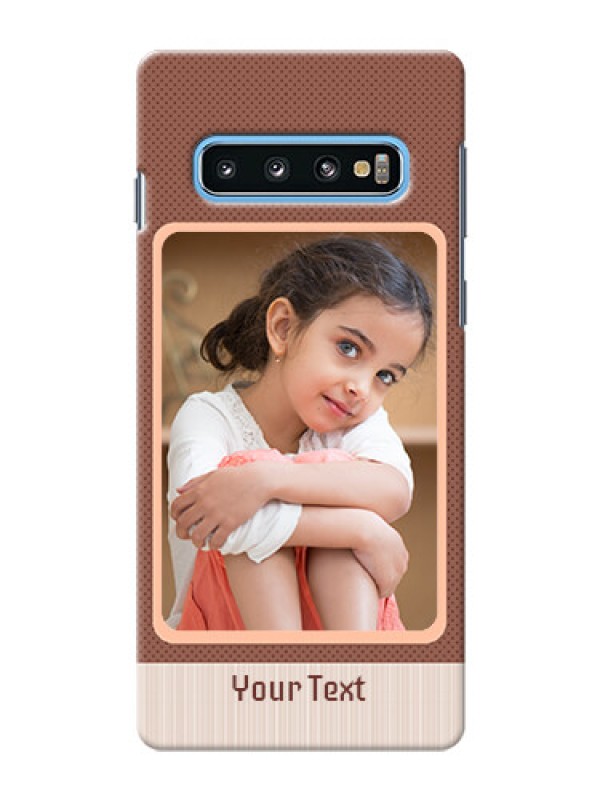 Custom Samsung Galaxy S10 Phone Covers: Simple Pic Upload Design
