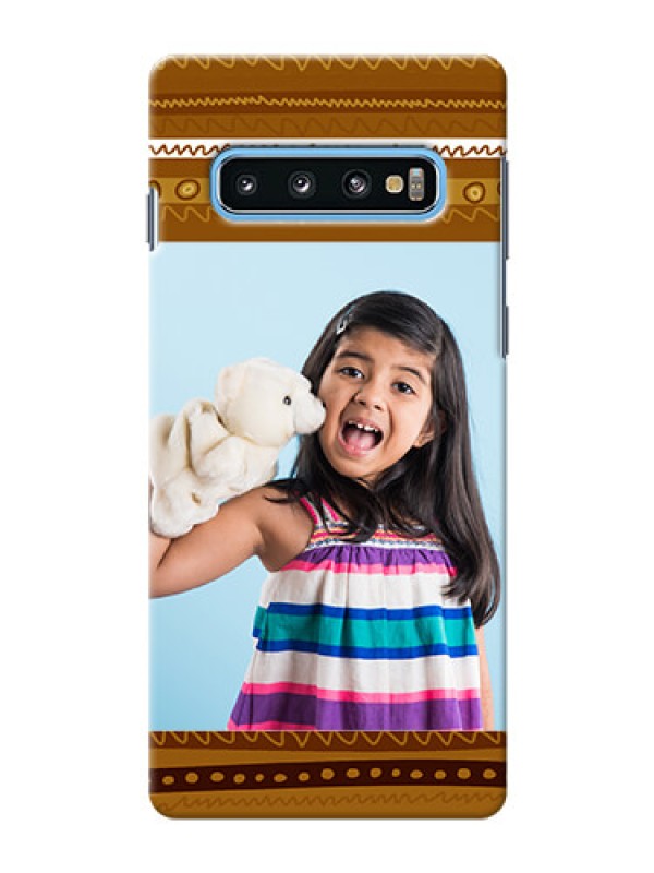 Custom Samsung Galaxy S10 Mobile Covers: Friends Picture Upload Design 