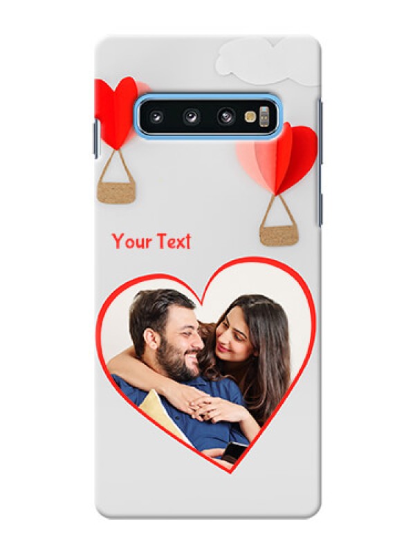 Custom Samsung Galaxy S10 Phone Covers: Parachute Love Design