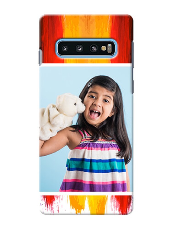 Custom Samsung Galaxy S10 custom phone covers: Multi Color Design