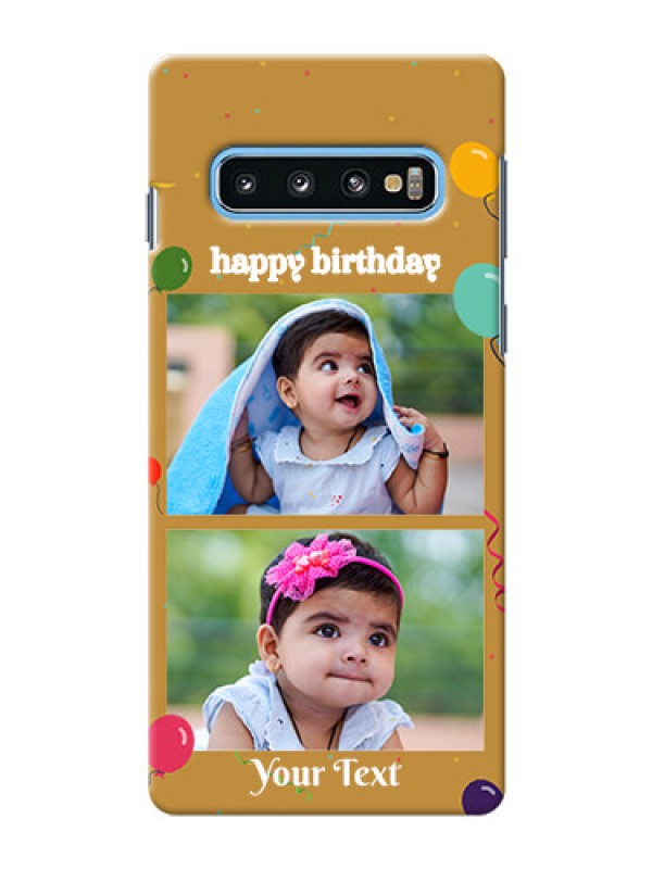 Custom Samsung Galaxy S10 Phone Covers: Image Holder with Birthday Celebrations Design