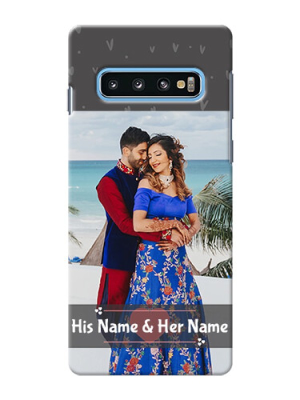 Custom Samsung Galaxy S10 Mobile Covers: Buy Love Design with Photo Online