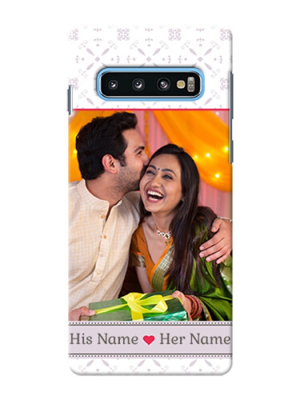 Custom Samsung Galaxy S10 Phone Cases with Photo and Ethnic Design