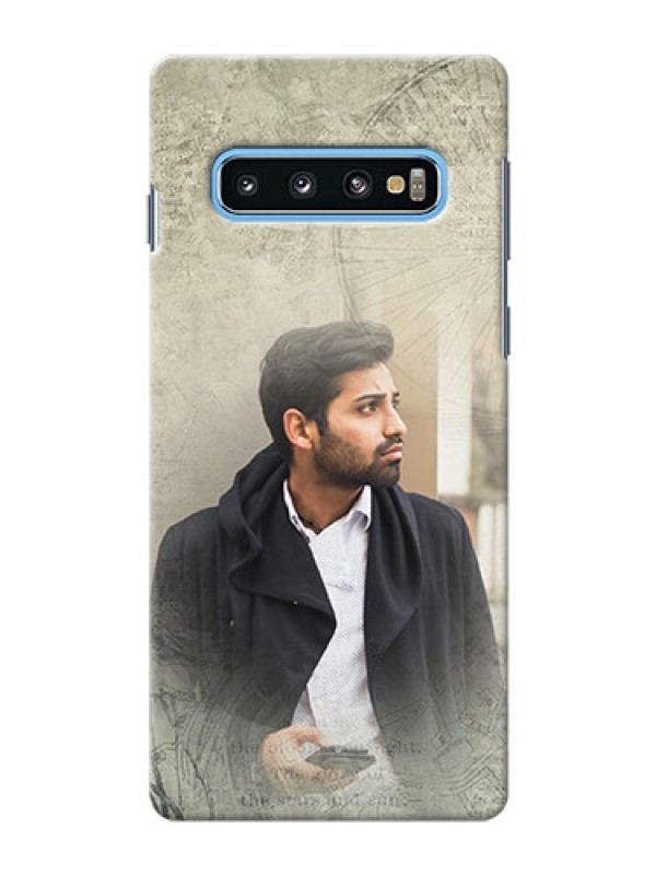 Custom Samsung Galaxy S10 custom mobile back covers with vintage design