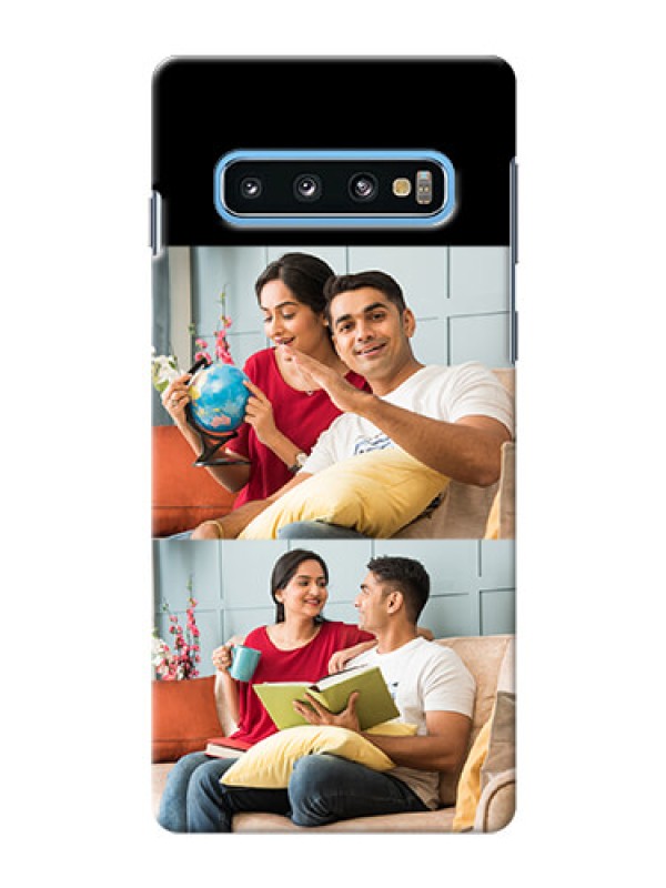 Custom Galaxy S10 2 Images on Phone Cover