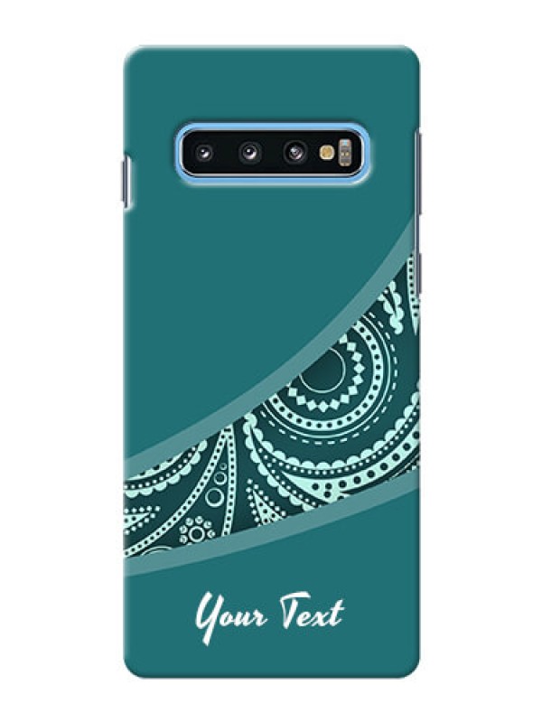 Custom Galaxy S10 Custom Phone Covers: semi visible floral Design