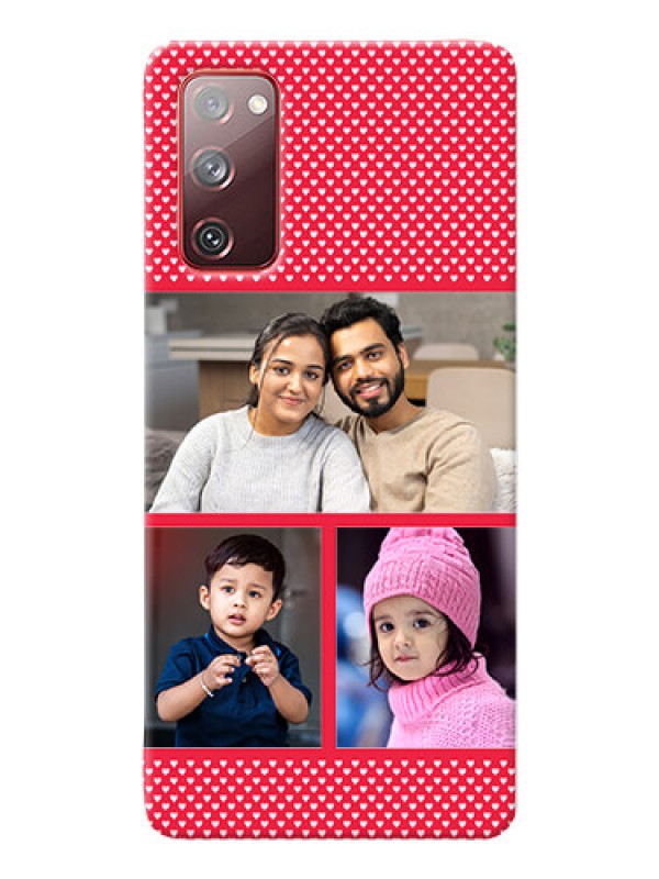 Custom Galaxy S20 FE 5G mobile back covers online: Bulk Pic Upload Design
