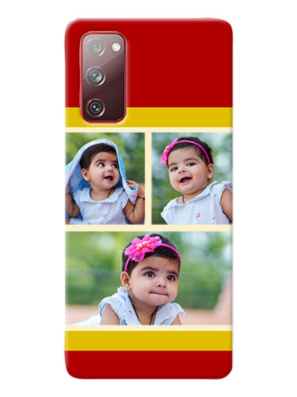 Custom Galaxy S20 FE 5G mobile phone cases: Multiple Pic Upload Design