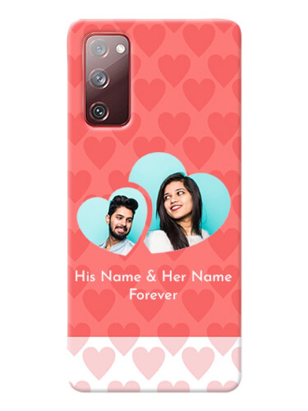 Custom Galaxy S20 FE 5G personalized phone covers: Couple Pic Upload Design