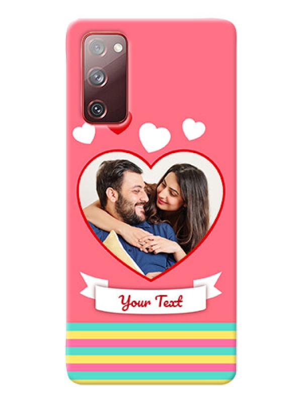 Custom Galaxy S20 FE 5G Personalised mobile covers: Love Doodle Design