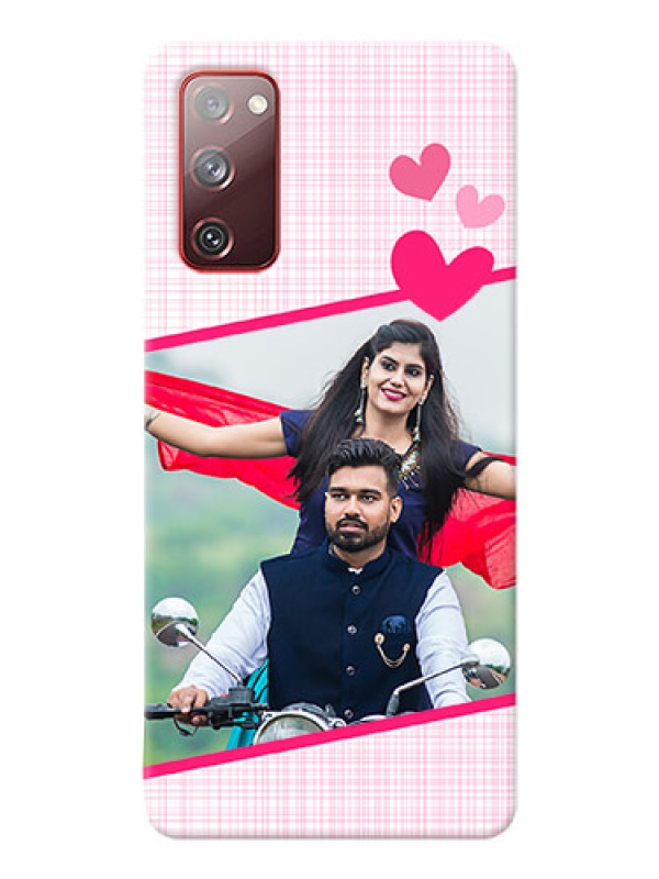 Custom Galaxy S20 FE 5G Personalised Phone Cases: Love Shape Heart Design