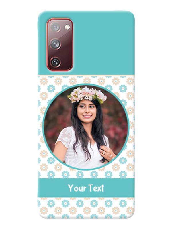 Custom Galaxy S20 FE 5G Custom Mobile Back Covers: Beautiful Flowers Design