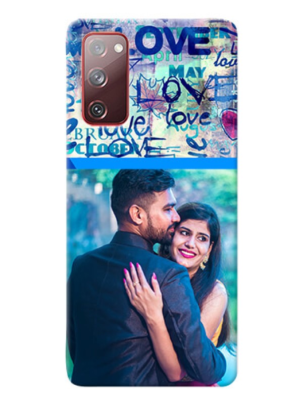 Custom Galaxy S20 FE 5G Mobile Covers Online: Colorful Love Design