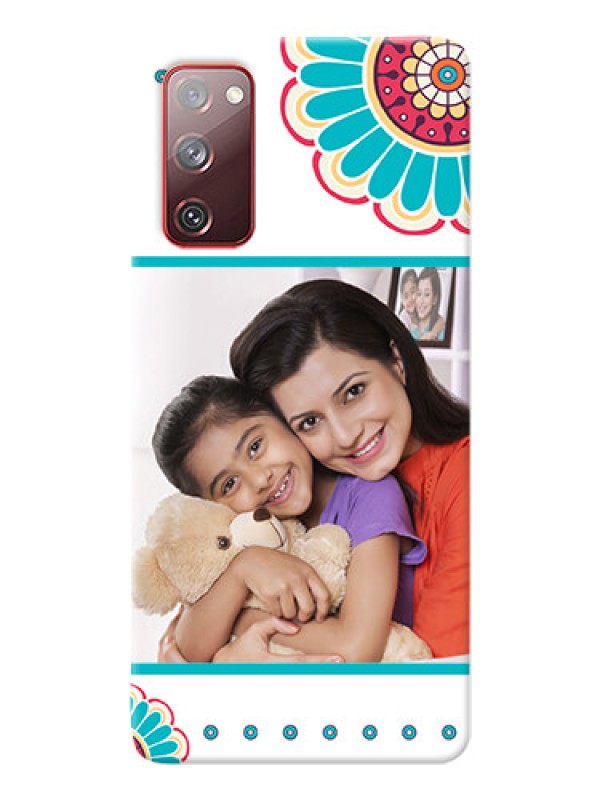 Custom Galaxy S20 FE 5G custom mobile phone cases: Flower Design