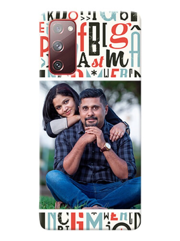 Custom Galaxy S20 FE 5G custom mobile phone covers: Alphabet Design