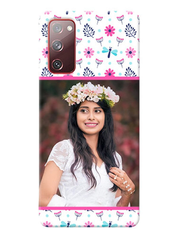 Custom Galaxy S20 FE 5G Mobile Covers: Colorful Flower Design
