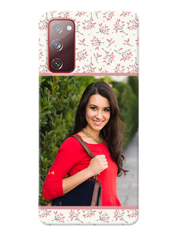 Custom Galaxy S20 FE 5G Back Covers: Premium Floral Design