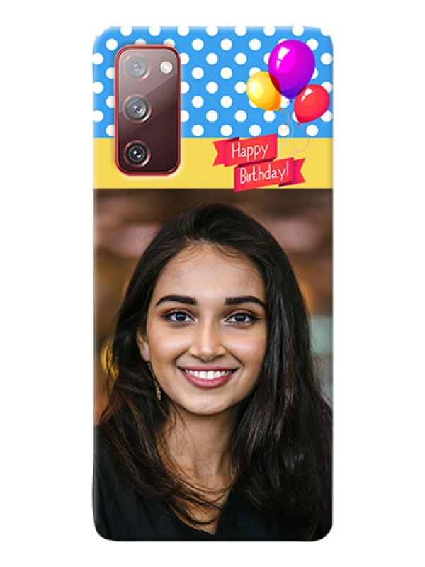 Custom Galaxy S20 FE 5G custom mobile back covers: Happy Birthday Design
