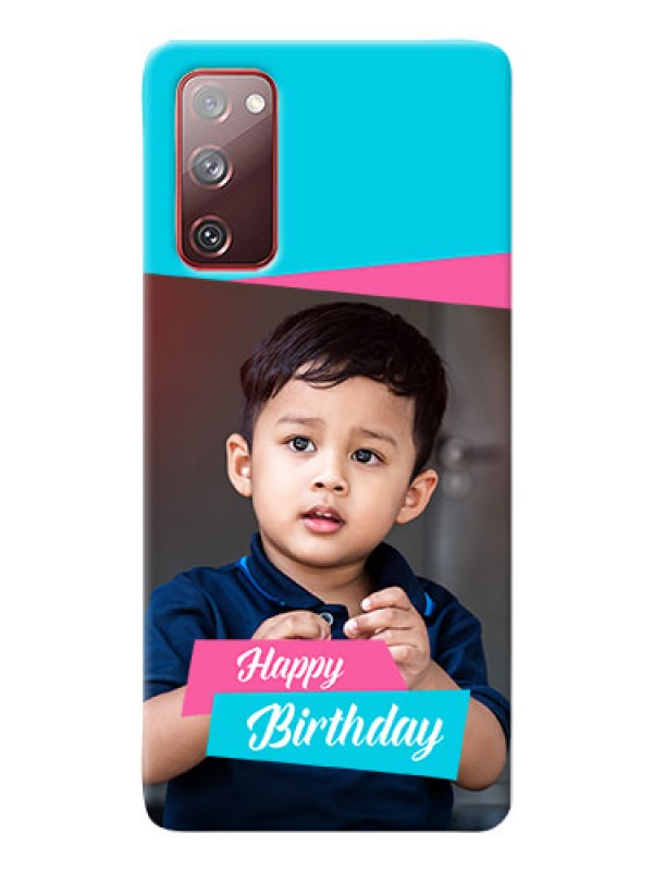 Custom Galaxy S20 FE 5G Mobile Covers: Image Holder with 2 Color Design