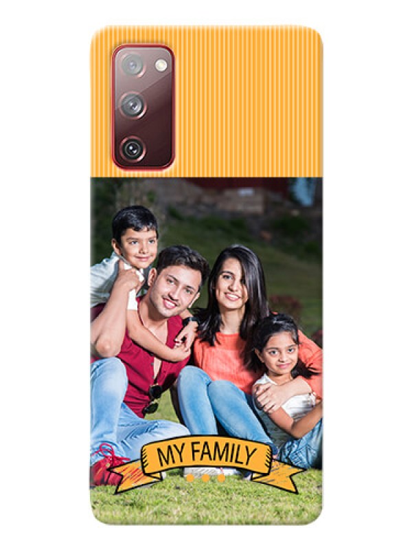 Custom Galaxy S20 FE 5G Personalized Mobile Cases: My Family Design
