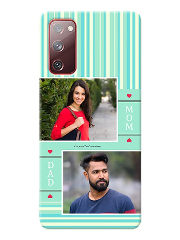 Custom Galaxy S20 FE 5G custom mobile phone covers: Mom & Dad Pic Design