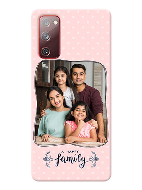 Custom Galaxy S20 FE 5G Personalized Phone Cases: Family with Dots Design