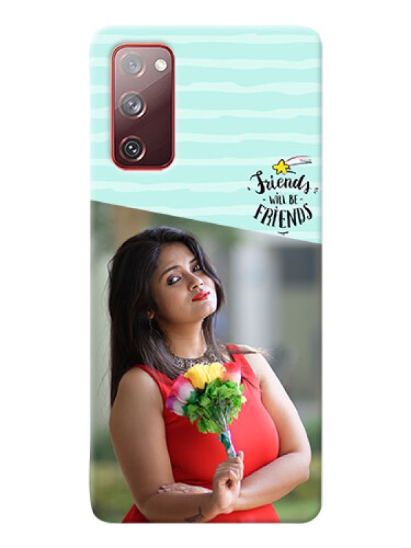 Custom Galaxy S20 FE 5G Mobile Back Covers: Friends Picture Icon Design