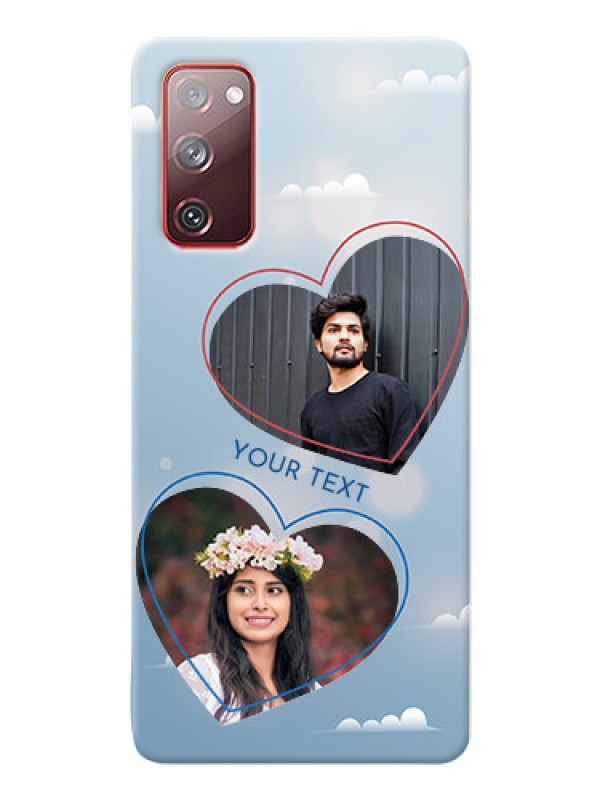Custom Galaxy S20 FE 5G Phone Cases: Blue Color Couple Design 