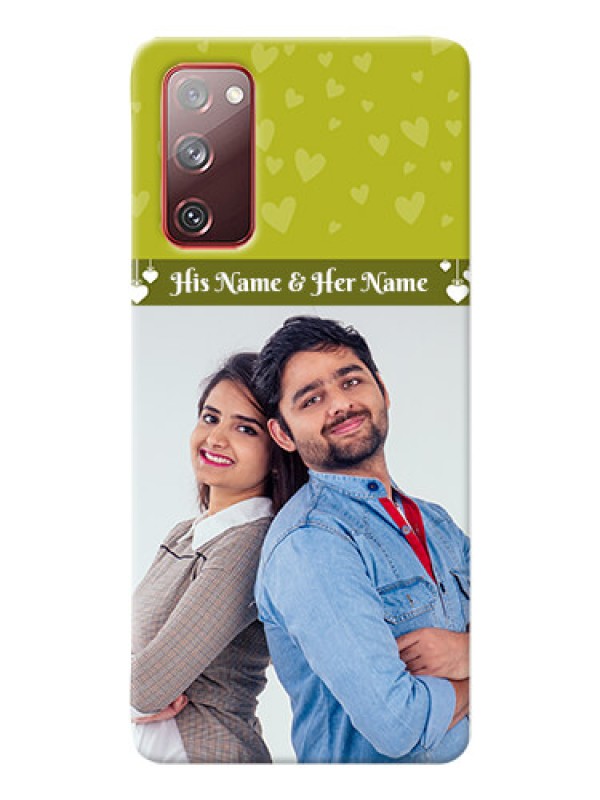 Custom Galaxy S20 FE 5G custom mobile covers: You & Me Heart Design